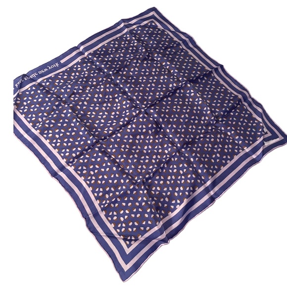 Kate Spade Purple Silk Scarf - Picture 3 of 7